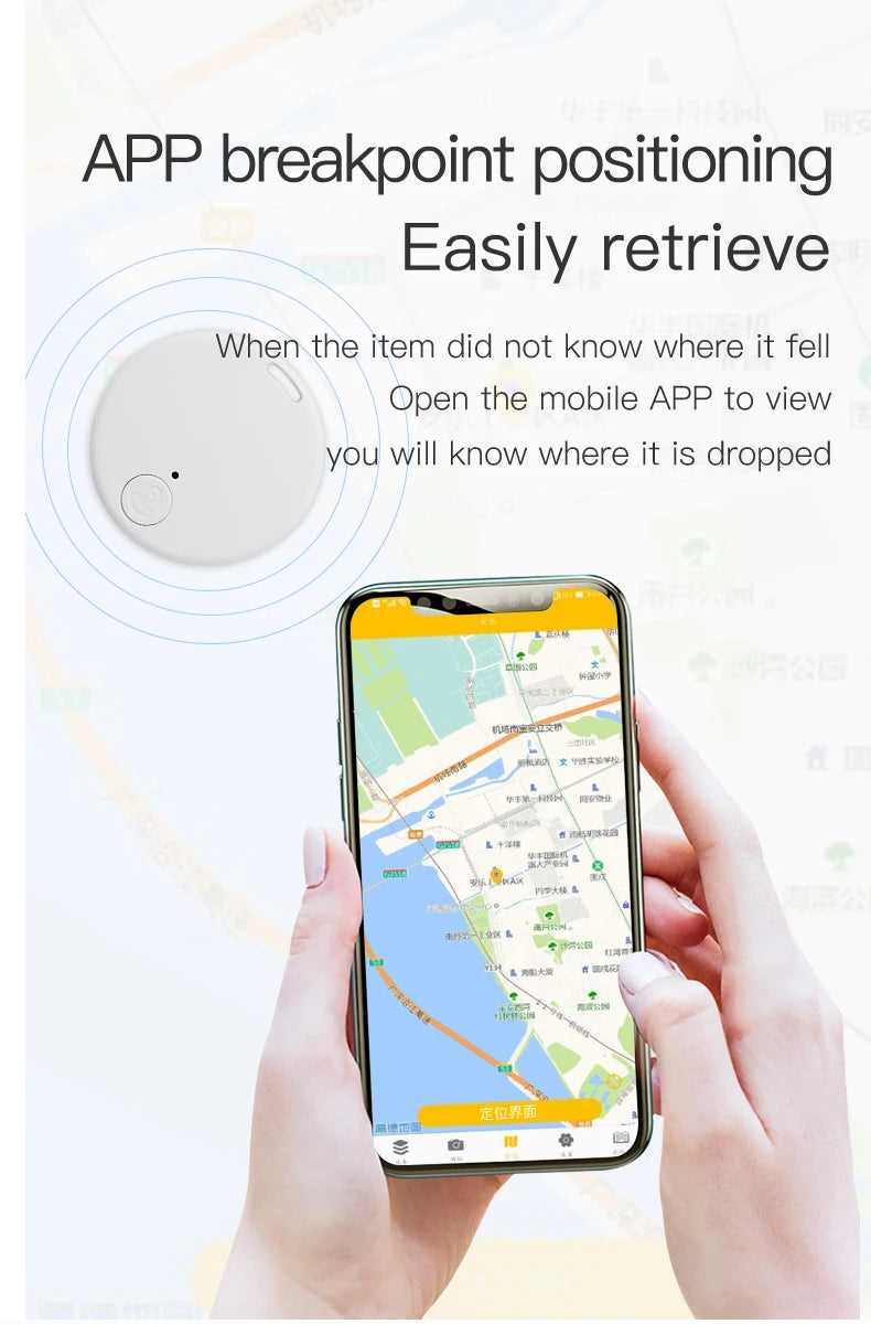Mini GPS Tracker | Smart Bluetooth Locator 5.0