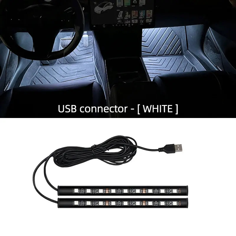 Car Ambient RGB LED Interior Light Kit with Music Sync