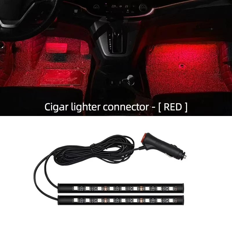 Car Ambient RGB LED Interior Light Kit with Music Sync