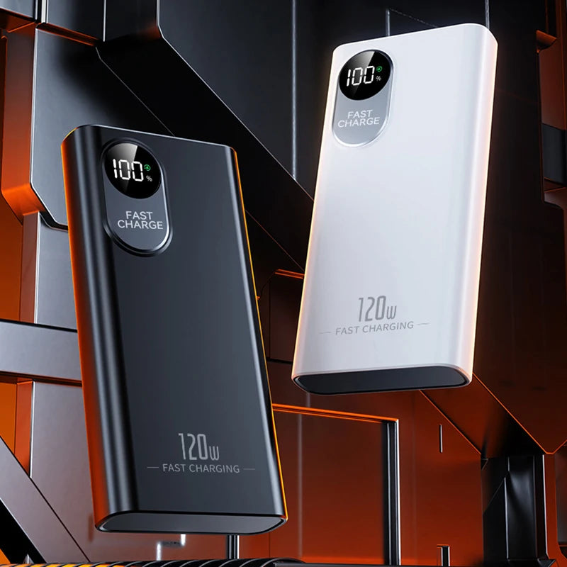 VoltEdge 120W Power Bank – Ultra Fast Charging with Digital Display