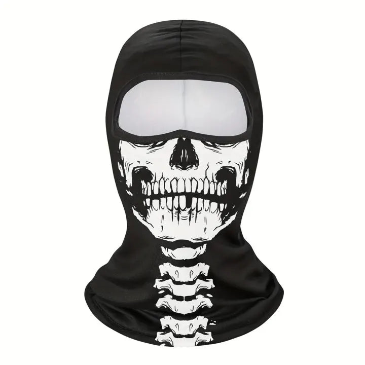 Skull Face Mask 🏍️ | Windproof & UV Protective – NovaMart