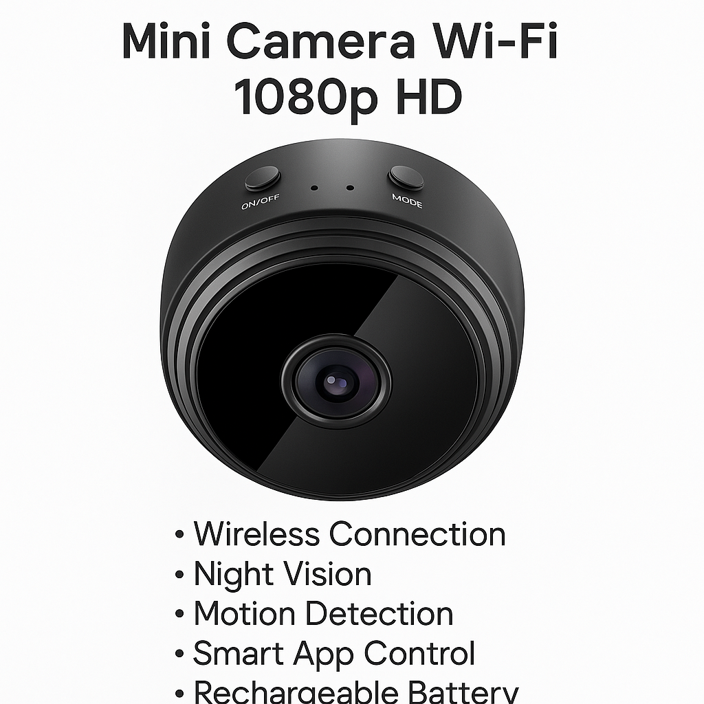 Mini camera wifi 1080p